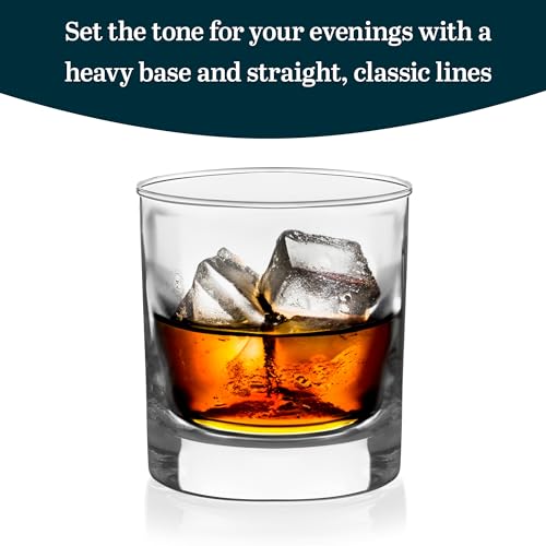 Libbey-917CD-Heavy-Base-Rocks-Glasses-Set-of-12-Rocks-Whiskey-Glasses-Set-with-Simple-Lines-Dishwasher-Safe-Cocktail-Drinking-Glasses-Ideal-Rocks-Glassware-for-Special-Moments