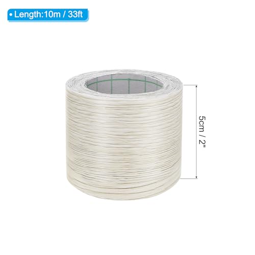 Image of PATIKIL Wood Grain Repair Tape 2in x33ft, Self Adhesive Realistic Textured Repair Tape Patch for Floor Door Table Cabinets Desk, White Maple