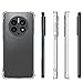 USTIYA Case for Huawei Mate 50 Pro Clear TPU Four Corners Protective Cover Transparent Soft