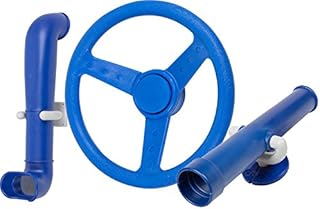 Swing Set Stuff Periscope Telescope and Steering Wheel Kit SSS Logo Sticker Swing Set Attachment, Blue
