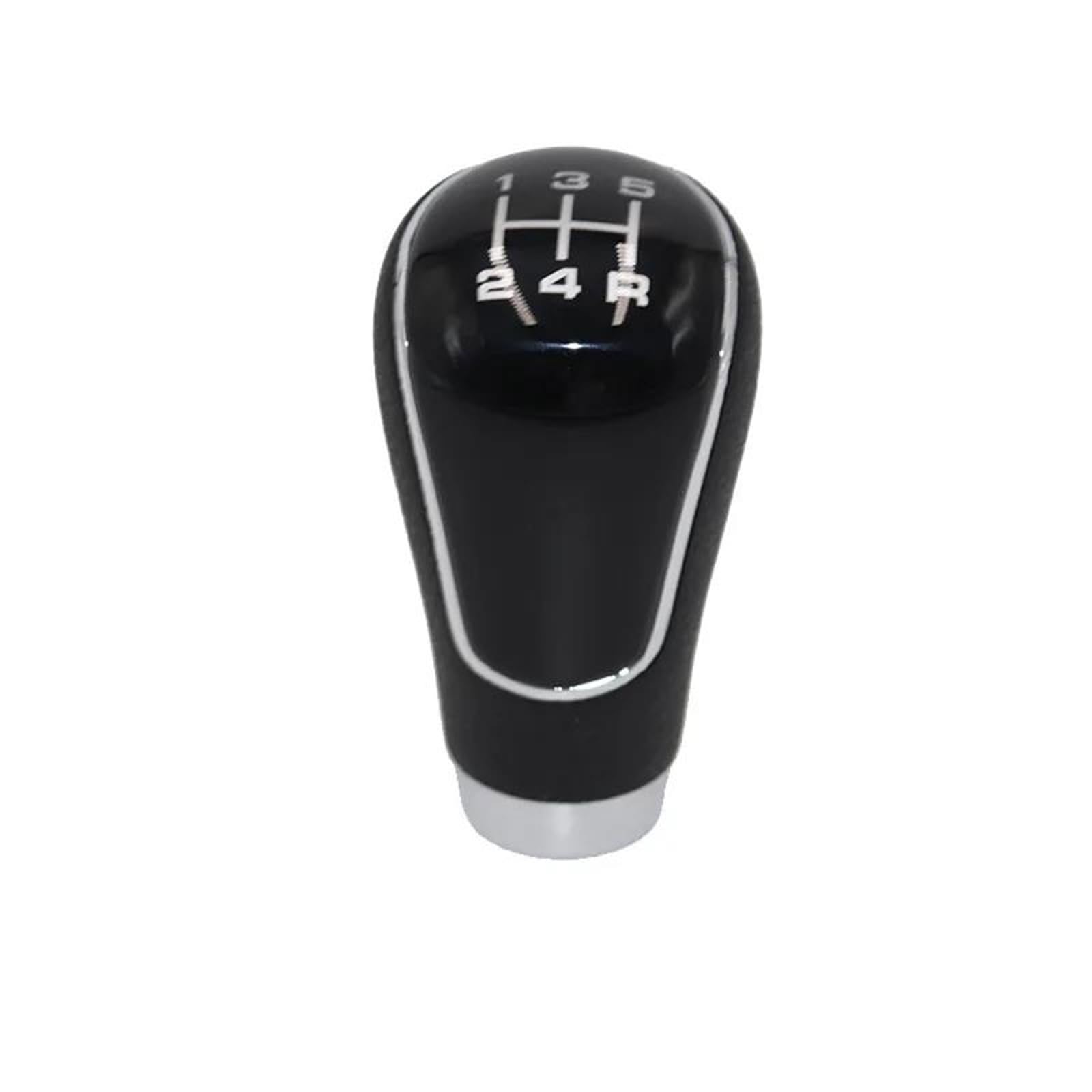Barhbt Gear Shift Knob for Nissan for Pathfinder Terrano for D22 Pickup for NV200 Sunny for Almera N16 MT Manual Car Shift Gear Knob Lever Gear Shift Grip(5 Speed Black)