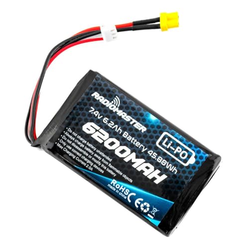 RADIOMASTER TX16S 7.4V 2S 6200mAh LiPo Transmitter Battery