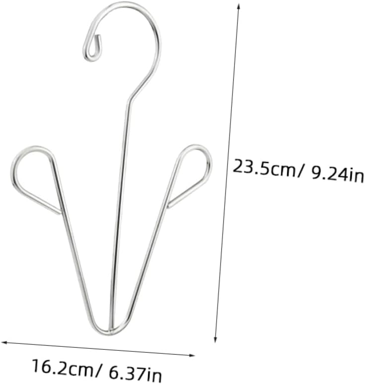 SOLUSTRE 2 Pack Stainless Steel Shoes Drying Rack Hanger Hooks