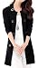 CLJJ7 Women's Loose Open Front Mid-long Knit Cardigan Sweater