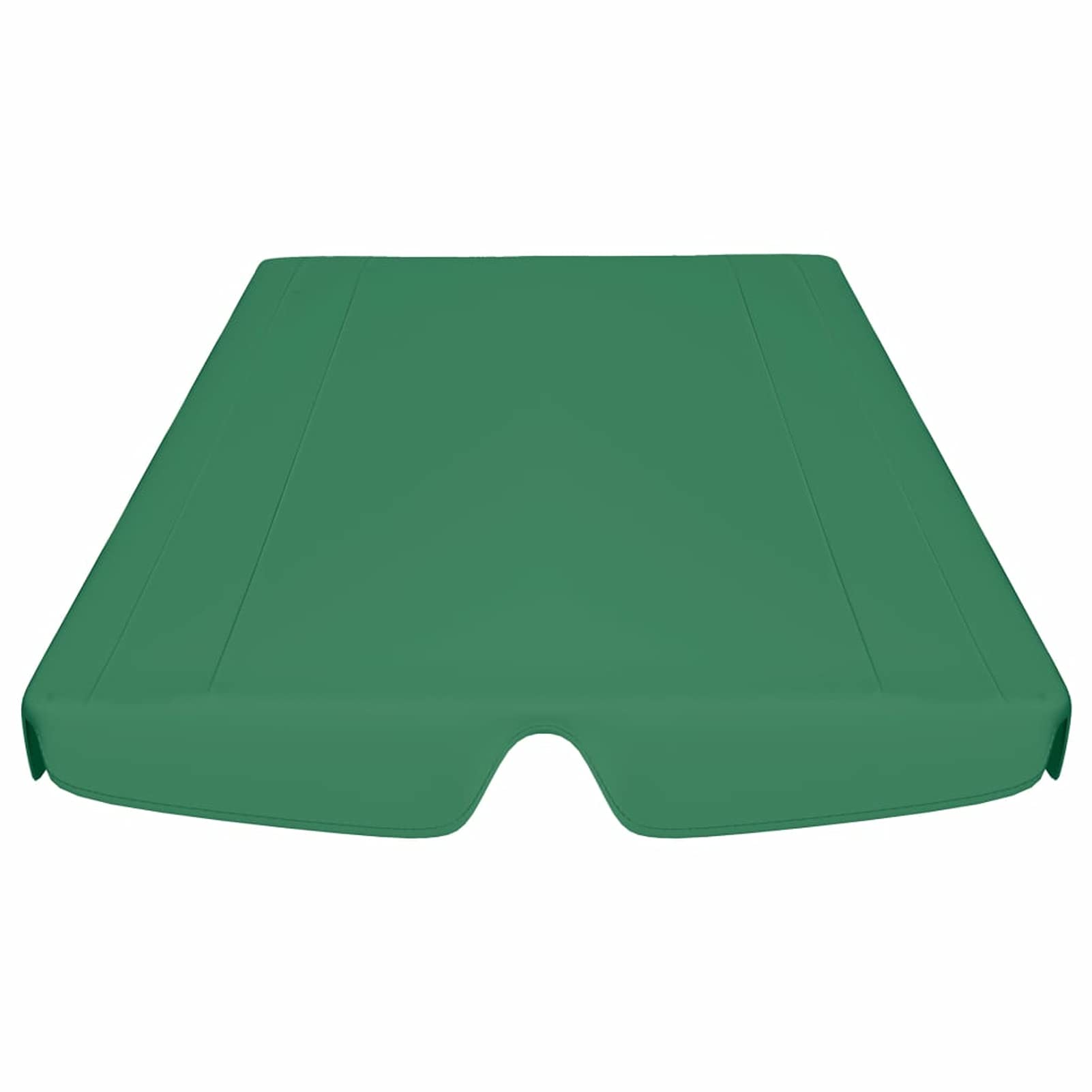 ZEYUAN Baldacchino per Dondolo da Giardino Verde 150/130x70/105 cm,Vita all'aperto,Strutture da Esterno,Accessori per baldacchini e Gazebo,Tetti per baldacchini e gazebi(SPU:312101)