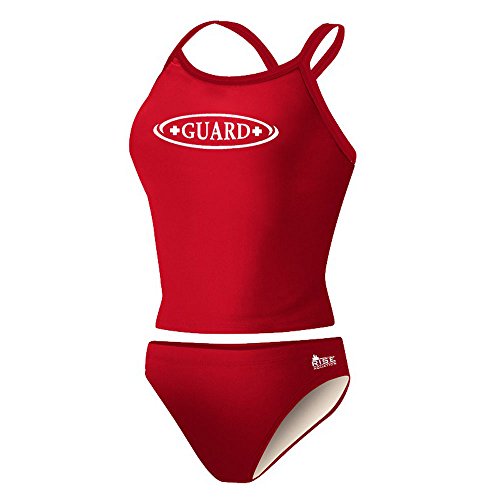 RISE Guard Poly Workout Tankini (xlarge, red)