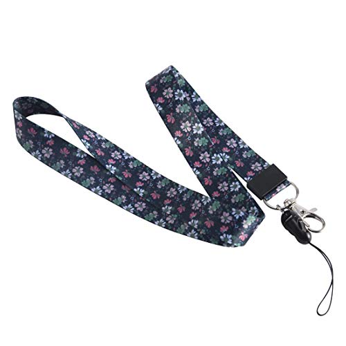 WLOT Schlüsselband Umhängeband mit hochwertigem, beidseitigem, vollfarbigem Druck, ideal für Schlüssel/kartenhalter/ MP3-Player/USB-Usb-Halter-grün lassen