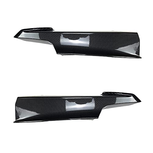 Hundnsney SéParateur de Voiture Le Pare-Choc Avant Kit LèVres Corps Divulgacher pour F30 F35 M Pack 320I 325I 2013-2019 Fibre de Carbone Cover
