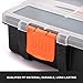 Makitoyo MP009 Hardware & Parts Organizers Versatile and Durable Storage Toolbox, 4PCS Set