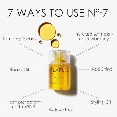 Olaplex 20140640 No. 7 Bonding Oil, Concentrated High Shine Oil, Heat Protectant, Visibly Smooths & Softens Hair thumb #4