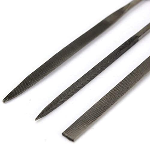 Image of Inditrust 10Pcs Needle File Set Files for Metal Glass Stone Jewelry Wood Carving Craft Tool (3x140mm)
