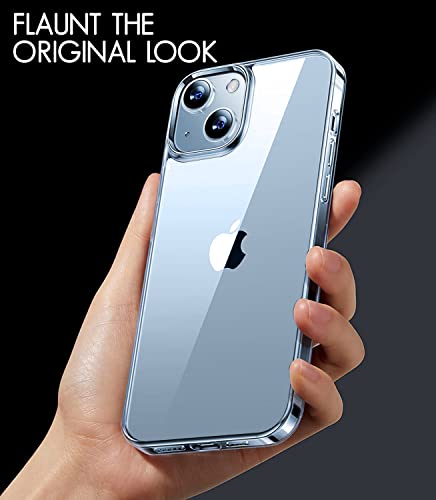 TheGiftKart Ultra-Hybrid Clear Back Case Cover for iPhone 14 Plus | Shockproof Design | Camera Protection Bump | Hard Back | Bumper Case Cover for iPhone 14 Plus (PC, TPU | Transparent) 6 41iUhuWCqzL