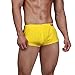 TADUANO Men's Underwear Boxer Trunk Low Rise Sexy Fashion Short Comfortable Sport Underpants(XL,Yellow)