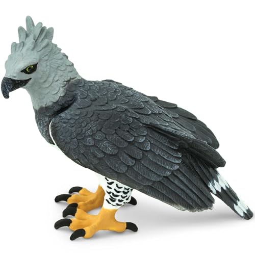 Águila Arpía 7.6cm| Figura de Ave | No tóxico y libre de BPA | Apto para Niños de 3+ | Safari Ltd