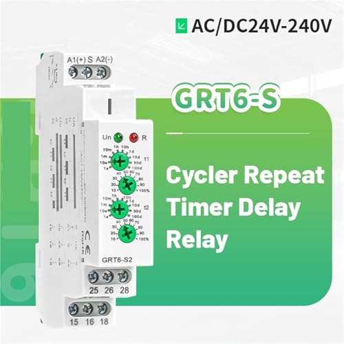 Relais temporisé à cycle à répétition électronique continue 10A pour commande de pompe