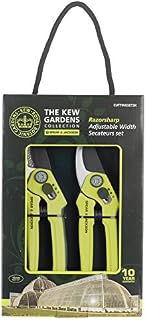 SPEAR & JACKSON Kew Gardens Razorsharp Cutting, Set 3K Bypass and Anvil Secateurs Set, Green