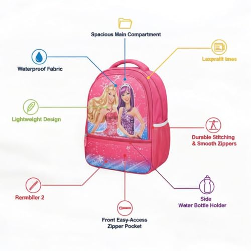 Image of Stylbase Cartoon Printed School Bag for Boys and Girls | Waterproof Backpack Bag for Travelling Sports | Kids Bag Ideal for UKG Nursery 1st Class | School Bags for 5 7 Years 15 Inches