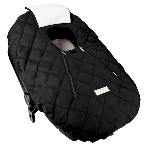 Bebamour Infant Car Seat Cover Universal Warm Baby Autositz Fußsack Anti Wind und Wasser Front Zip Tür Maschine waschbar