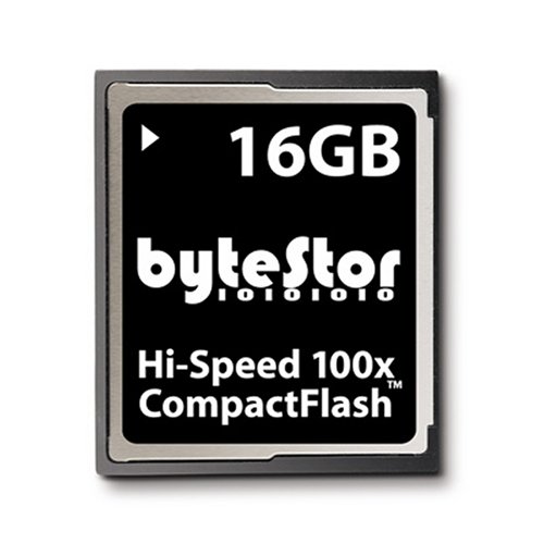 ByteStor 16GB Hi-Speed CompactFlash(100x)