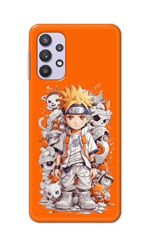 Image of PRINTFIDAA Printed Hard Back Cover Case for Samsung Galaxy M32 5G | Samsung Galaxy A32 5G Back Cover (Famous Anime Cartoon Character) -112