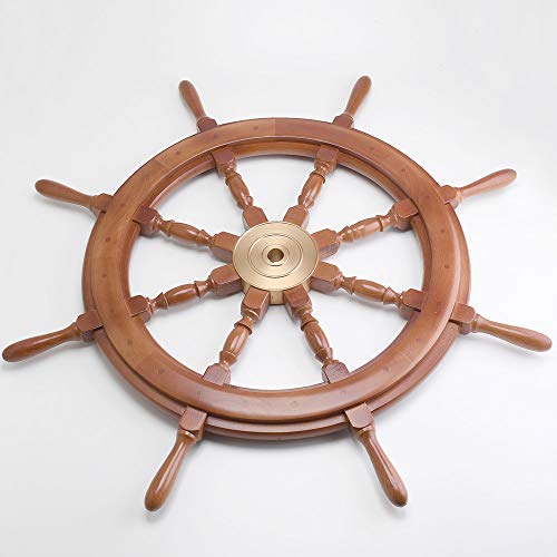 (舵輪36インチタイプ)(LIV030) マリンインテリア ラット STEERING WHEEL 真鍮 船舶ハンドル
