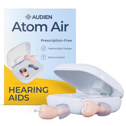 Image of Audien Atom Air OTC In-Ear Hearing Aids for Seniors & Adults