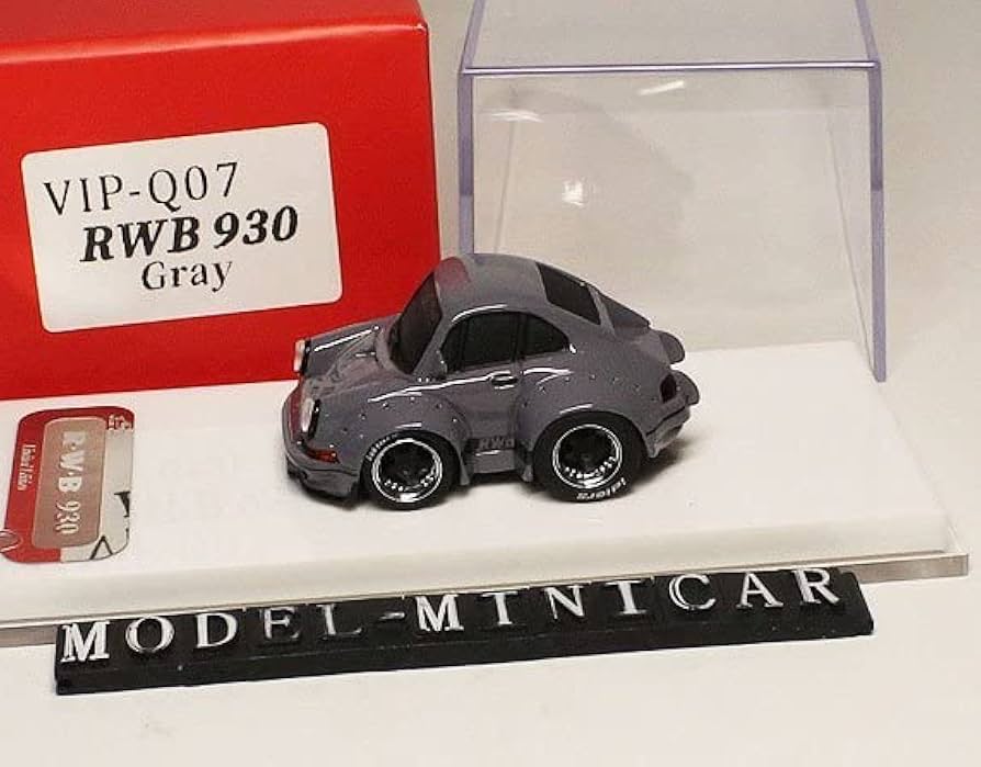 RWB PORCHE 911 930 1/64 限定品 1/64 Porsche RWB 930 Rauh-Welt Begriff (Red) Diecast Car