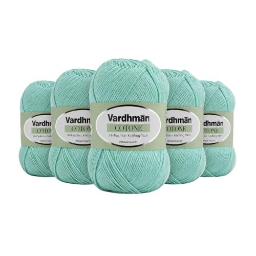 Image of Vardhman Cotone - 6 Ply Cotton Acrylic Fine Weight Yarn | Pack-5