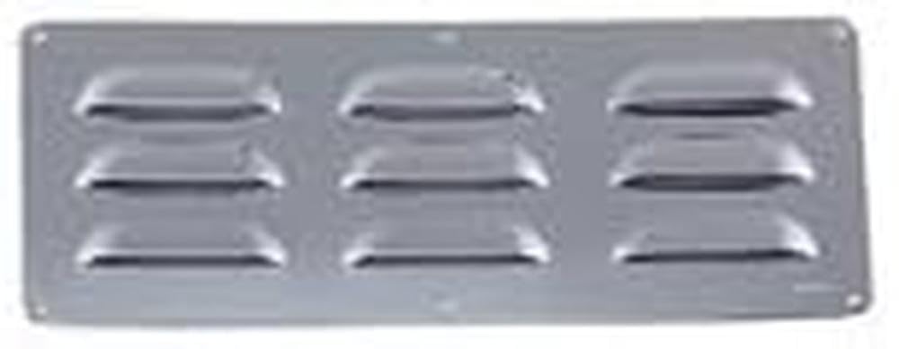 Rejilla Perko 033509 de ventilación rectangular cromada de 11 x 3.5 pulgadas 2