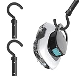 XELGAM 2 Piezas Gancho para Sacar Robot de Piscina, Negro