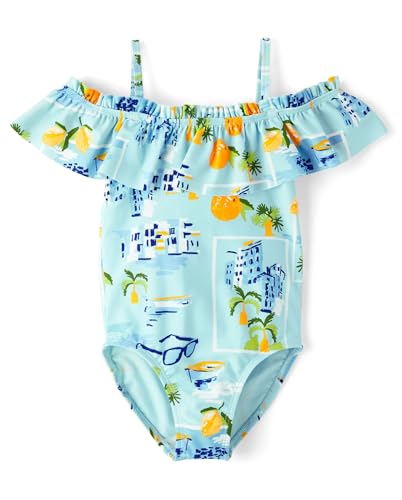 Gymboree,Girls,and Toddler One Piece Swimsuit,LT Robin,12-18 Months
