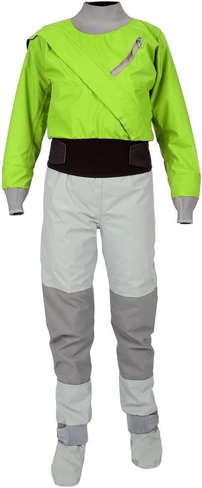 Lorange Women's Waterproof and Breathable Padded Dry Suit, Latex Neck, Sleeve Cover, Kayaking, Fishing, Surfing, W18