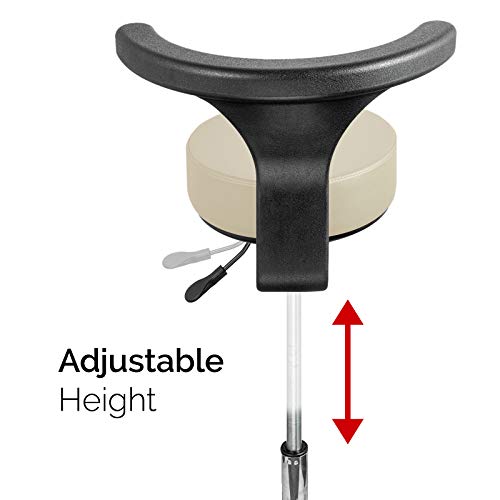 image for JMU Dental Stool,Dentist Chair 360 Degree Rotation PU Leather Assistan