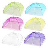 Homoyoyo 4個 折りたたみ式大型フードアンブレラカバー メッシュテント形状 食品保護用 キッチン バーベキュー ピクニック対 ランダムカラー