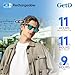 AI Glasses for Men & Women, Smart Glasses Powered by ChatGPT, AI Real-time Translation with 107 languages, 11H Music Play, Bluetooth Sunglasses with Polarized Lens, UV Protection for Daily Use, Travel