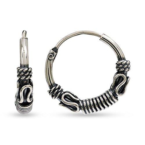 Buy LeCalla 925 Sterling Silver BIS Hallmarked Small Bali