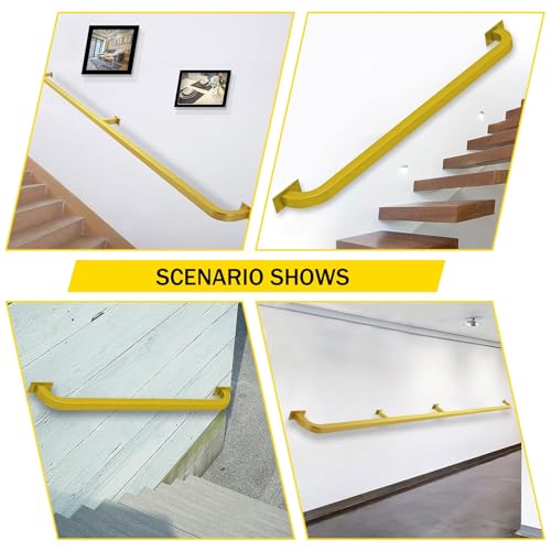 Rampes d'escalier et supports muraux pour marches intérieures