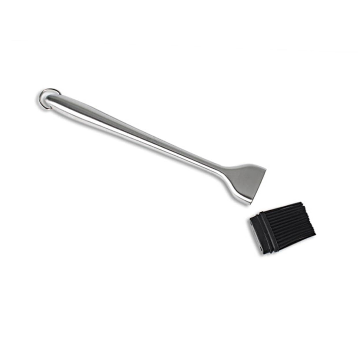 JECOMPRIS 2Pcs Heat Resistant Silicone Basting Brush with Stainless Steel Handle for Bbq Grilling Baking and Marinade for Oil Sauce and Cream Application