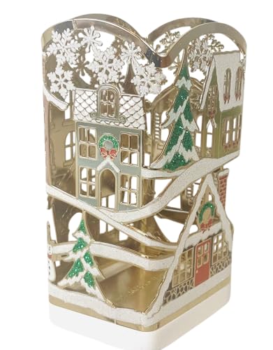 Bath and Body Works Christmas Holiday Village Scene Gentle Foaming Hand Soap Holder
