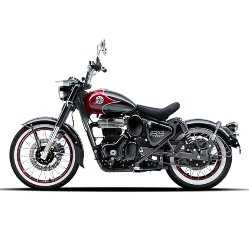 Image of Royal Enfield Goan Classic 350 with Disc & Spoke Wheels Motorcycle (Rave Red) Booking for Ex-Showroom Price