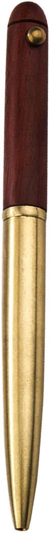 Gullor Handcrafted Wooden Ballpoint Pen, Made of Rosewood and Brass - Red - Image 3