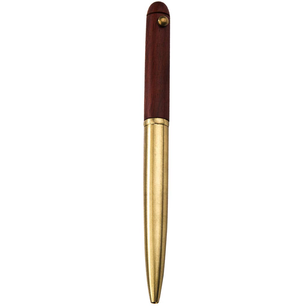 Gullor Penna A Sfera In Palissandro A803 | Legno Artigianale Con Ricarica 0,5 Mm | Penna Regalo Elegante - 4