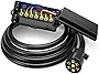 Nilight Heavy Duty 7 Way Inline Trailer Plug with 7 Gang Junction Box - 8 Feet, Trailer Connector Cable Wiring Harness with Weatherproof Junction Box Suitable for RV Automotives Cars,2 Years Warranty