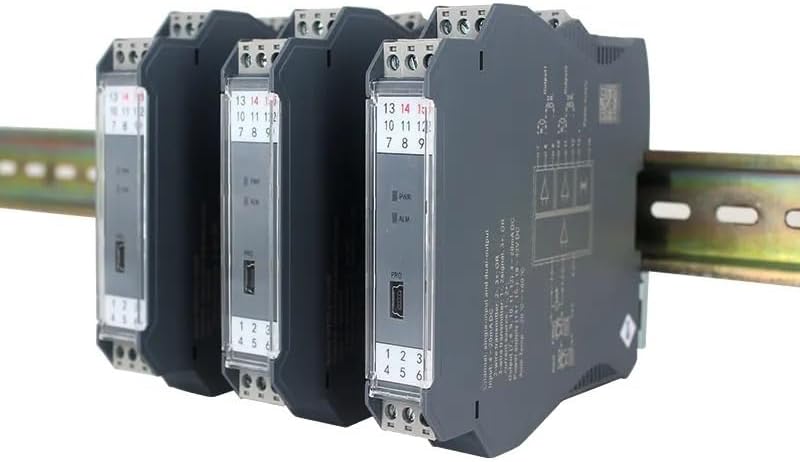 DEBLAN DC 4-20mA to 0-10V/0-5V Signal Isolator, 1 Input 2 Output, 0-10V Output, 0-10V Input, DC 12 to 24V Power