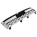 KUAFU Front Bumper Grill Compatible with 2011-2014 Chevy Chevrolet Silverado GMC Sierra 2500 3500 HD 20966058 GM1200639 Bumper Hood Grille Chrome