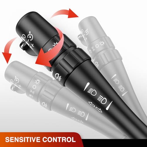 Image of Nilight Turn Signal Switch Compatible with 2004 2005 2006 2007 Cadillac CTS | Fit 2004 2005 2006 Cadillac SRX w /Fog Lights Windshield Wiper Combination Dimmer Lever Switches with Cruise Control