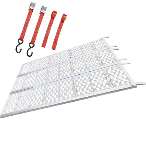 Rampa Plegable de Aluminio para Trailer 1500 LBS 77" x 54" miniatura 1