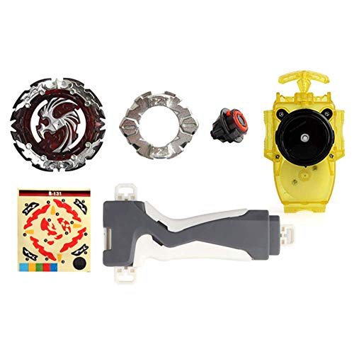 Yeleo Trosetry Gyro de velocidad Masters de metal Modelo 4D Fusion Combatti Contro Girocompás con Launcher Niños y Adultos, color B-131