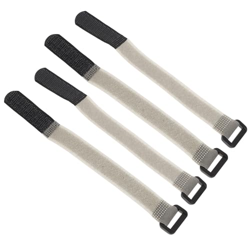 ELEOUTI Lot de 4 Colliers Anti-Chant pour Coqs, Canards et Oies Colliers Réglables Gris en Matériau Doux, Réduisent Le Bruit des Volailles, Taille Ajustable...