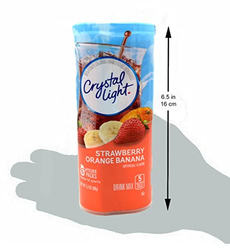 Crystal Light Strawberry Orange Banana 2.4 Ounces (2 Pack) #TOP4